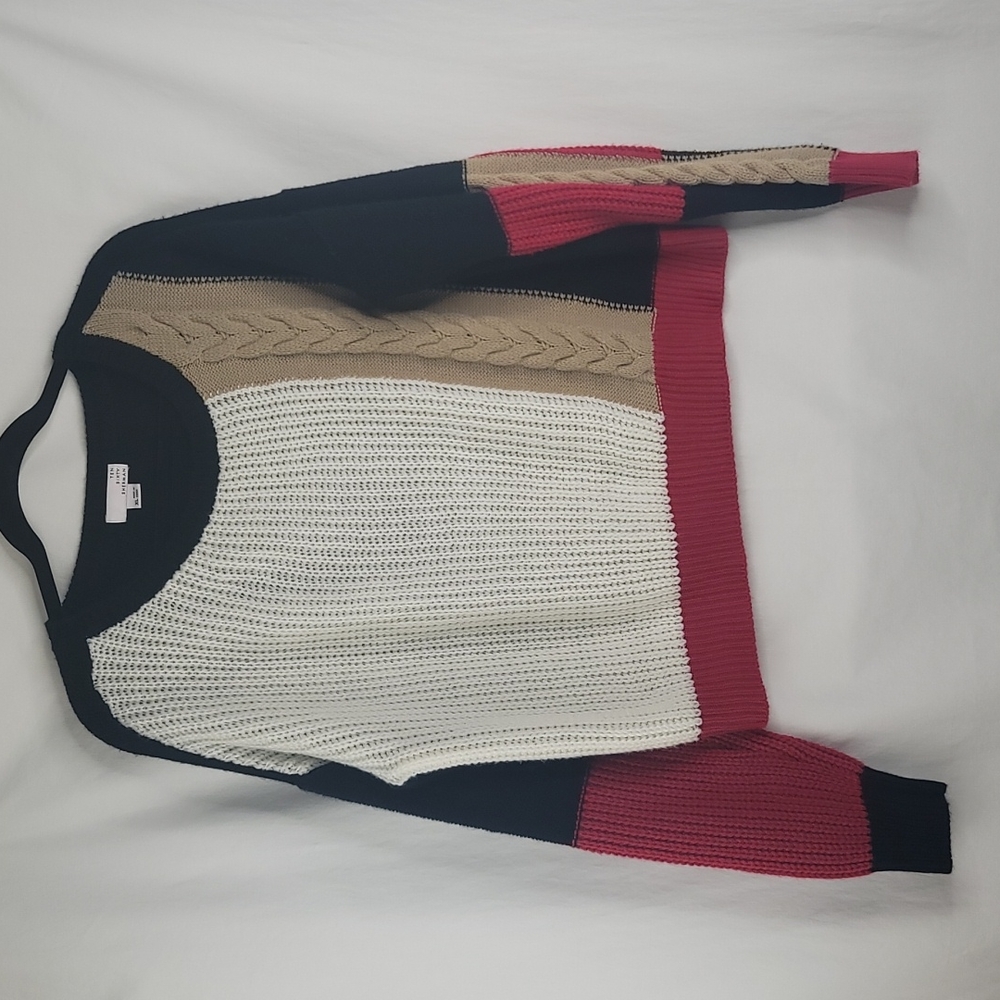 Ten Sixty Sherman color block sweater sz XL